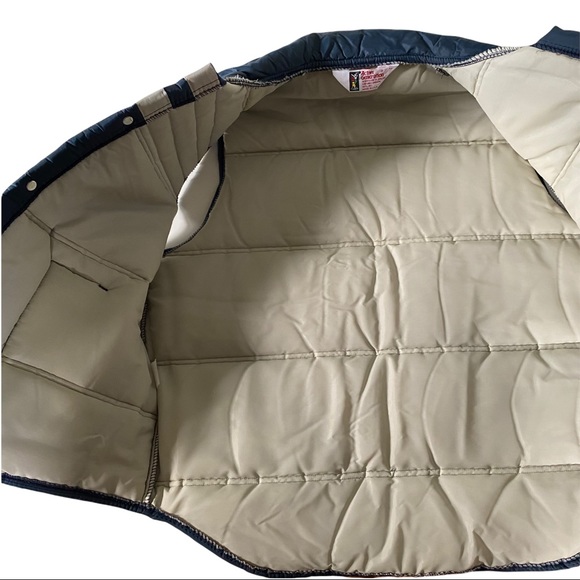 Vtg 80s Active Generation Blue Ski Puffer Vest XL - Picture 8 of 11